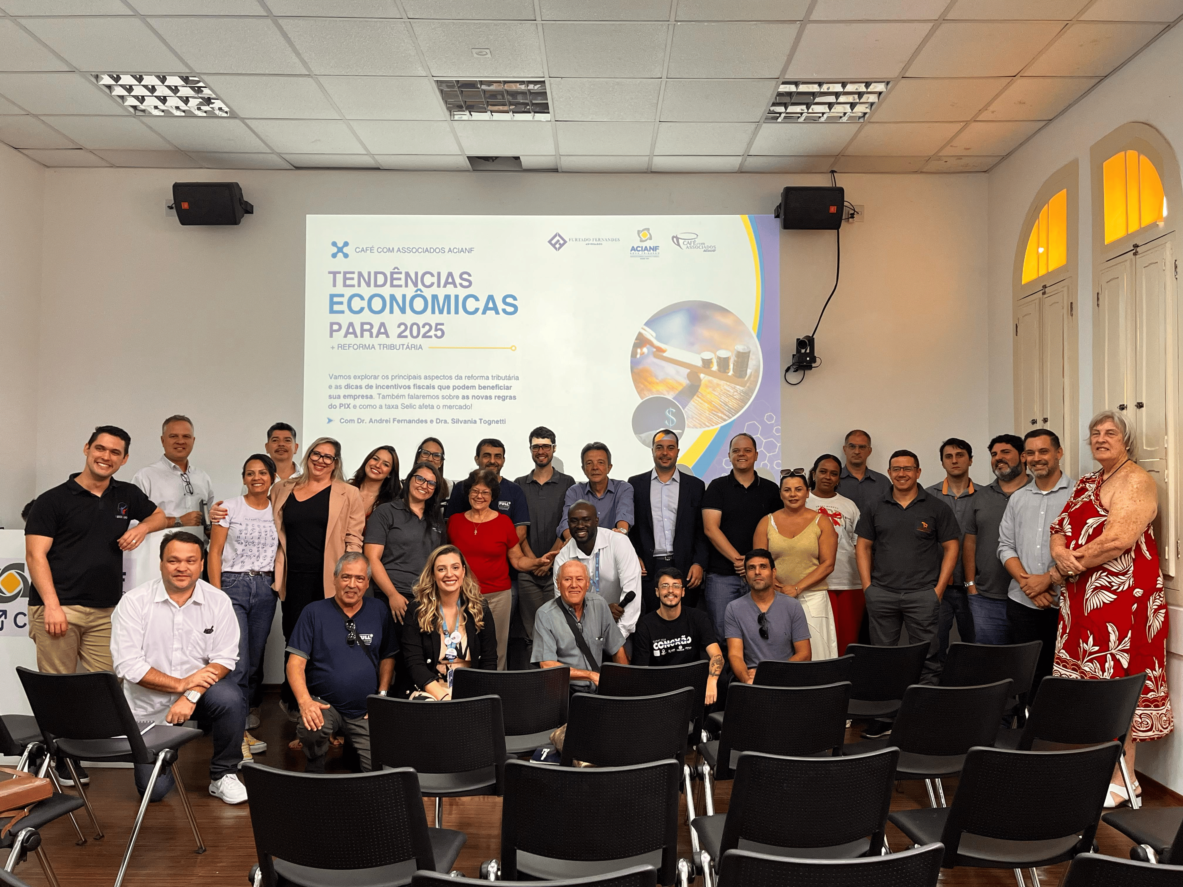 Primeiro Café com Associados da ACIANF de 2025 destaca perspectivas econômicas e oportunidades para empresários